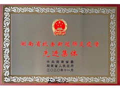 海利常德公司榮獲“湖南省抗擊新冠肺炎疫情先進集體”、彭長春獲“先進個人”